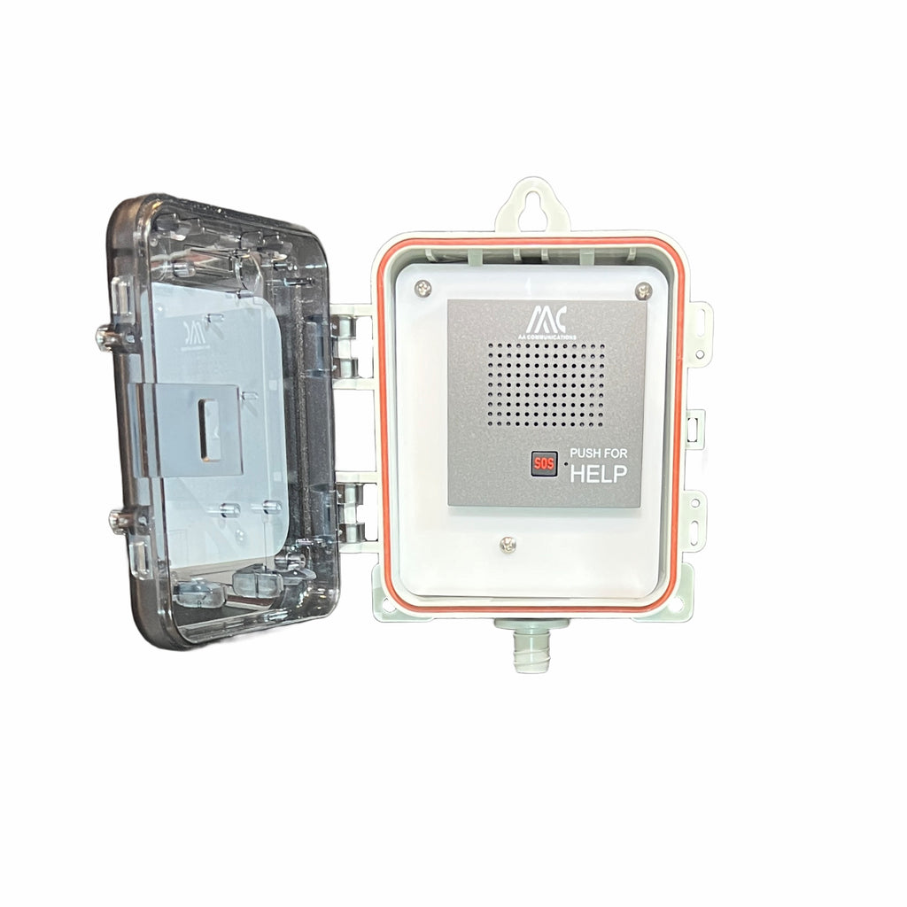 AAP911 Outdoor Pool Phone Emergency Call Box | One-Touch Auto-Dial 911